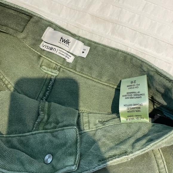 Twik Green Pants Size 26 - Picture 4 of 5